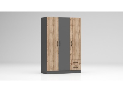  Τριφύλλι ντουλάπα  Apolo 2 (δρυς votan /ανθρακίτη)